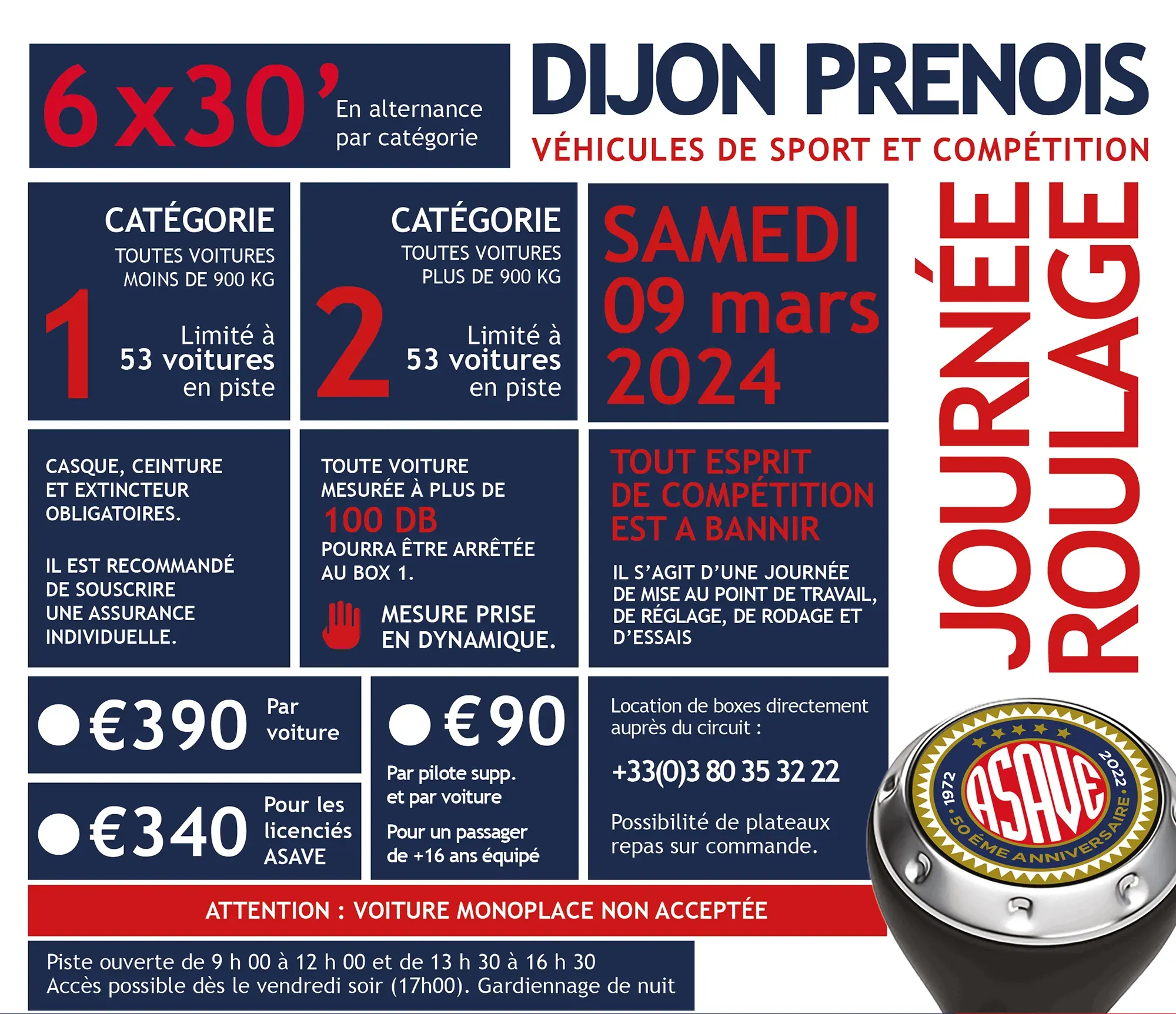 Roulage Dijon 2024 demi